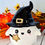 Thumbnail: Kawaii Ghost Witch Handpainted Candy Jar | Resin Halloween Decor
