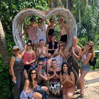 participants in touristic attractions in Bali during the 200hr Yoga Teacher Training Course