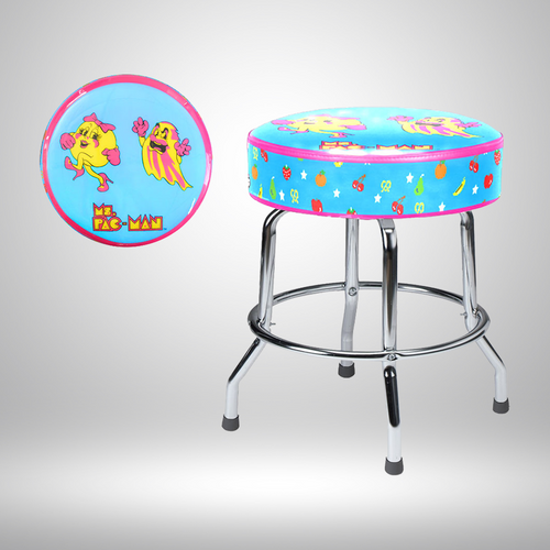 Pac-Man Barstool Chrome AVS Home Arcade