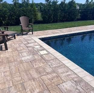 Saltwater gunite pool