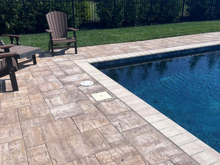 Saltwater gunite pool