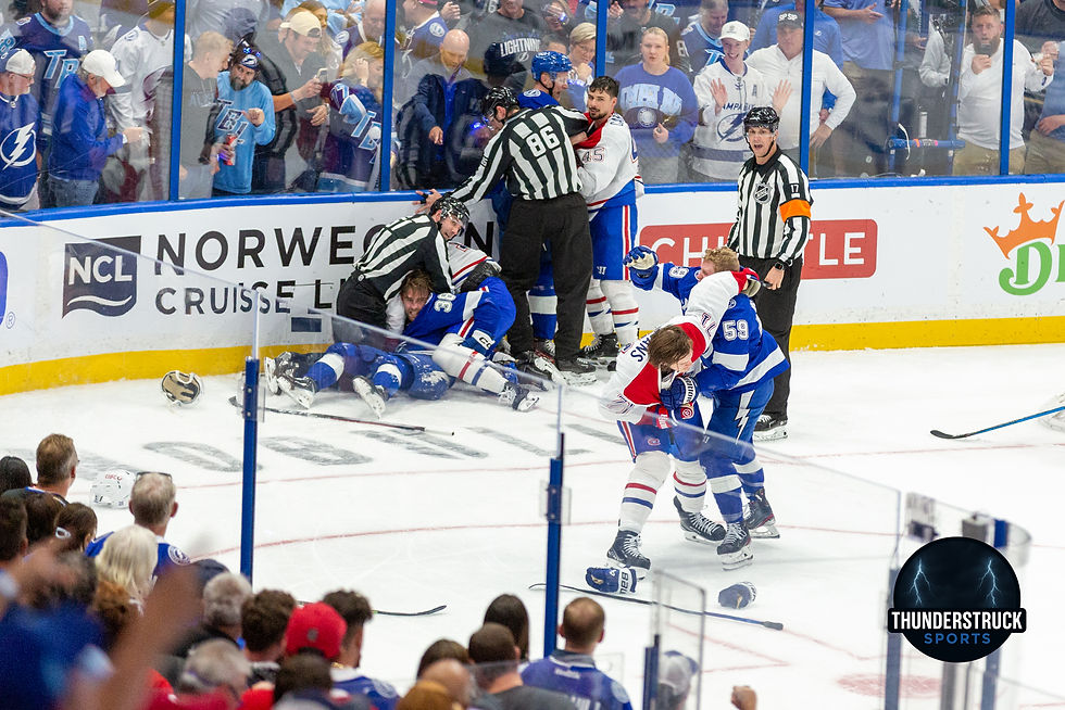 Habs-Bolts fight