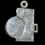 Thumbnail: Pendentif en Argent, Or, Moldavite, Iolithe et Helix en lussatite