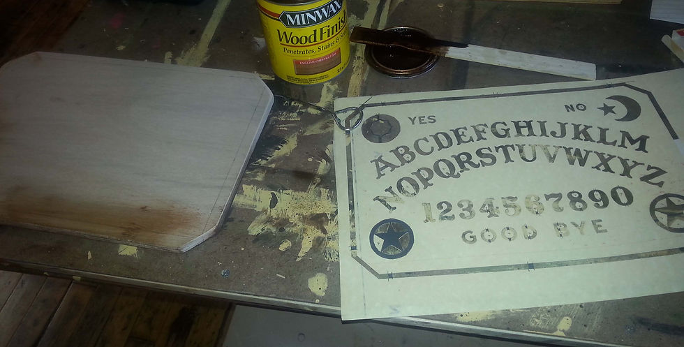 Spirit Board Stencil