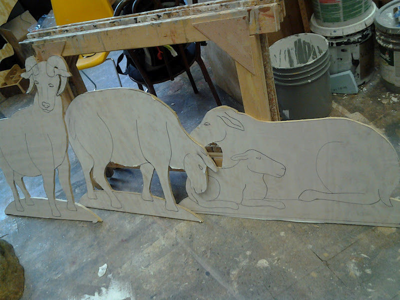 Sheep Cut Outs