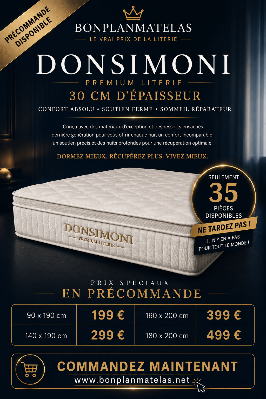 Matelas DONSIMONI PIANA