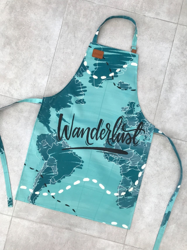 Delantal Wanderlust Aqua
