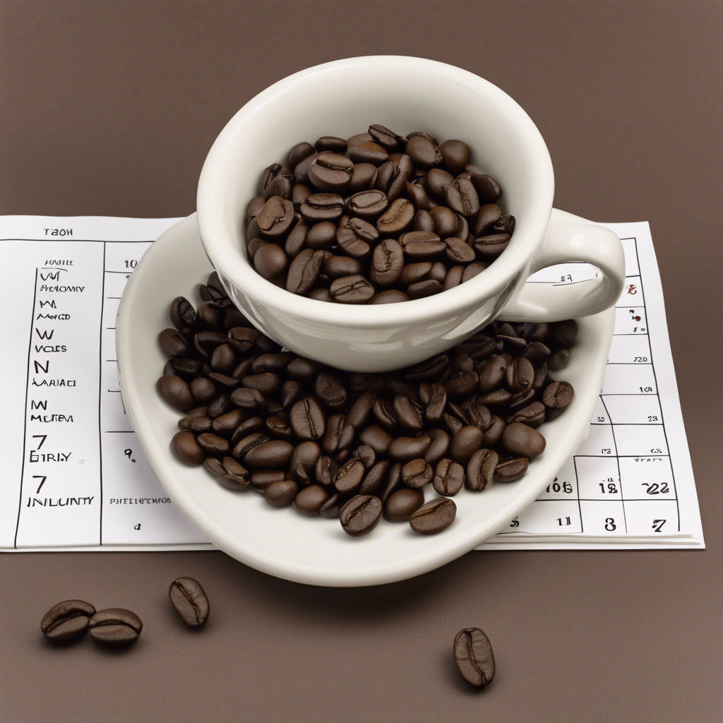 cup of coffee on saucer with gold rush fever coffee around it