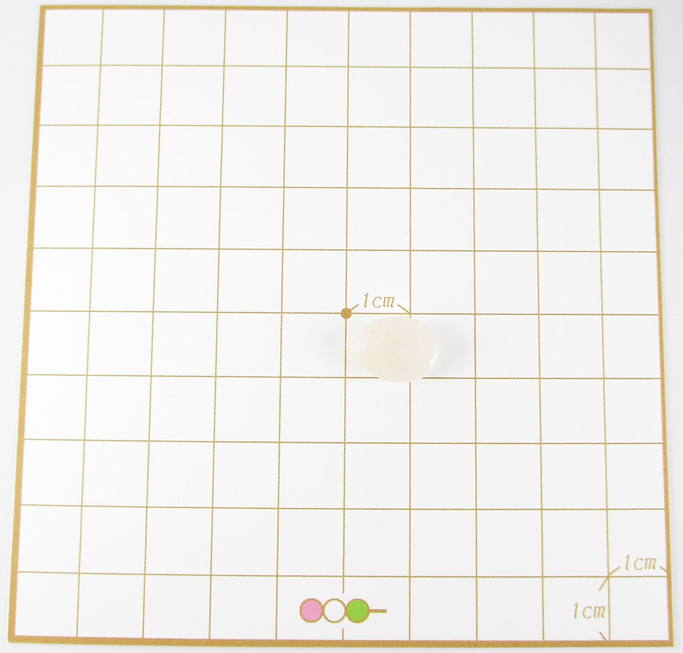 サムネイル： 約10mm*14mmのしずく型のピンクアベンチュリン(ぼぼ屋の素材)BZ014
