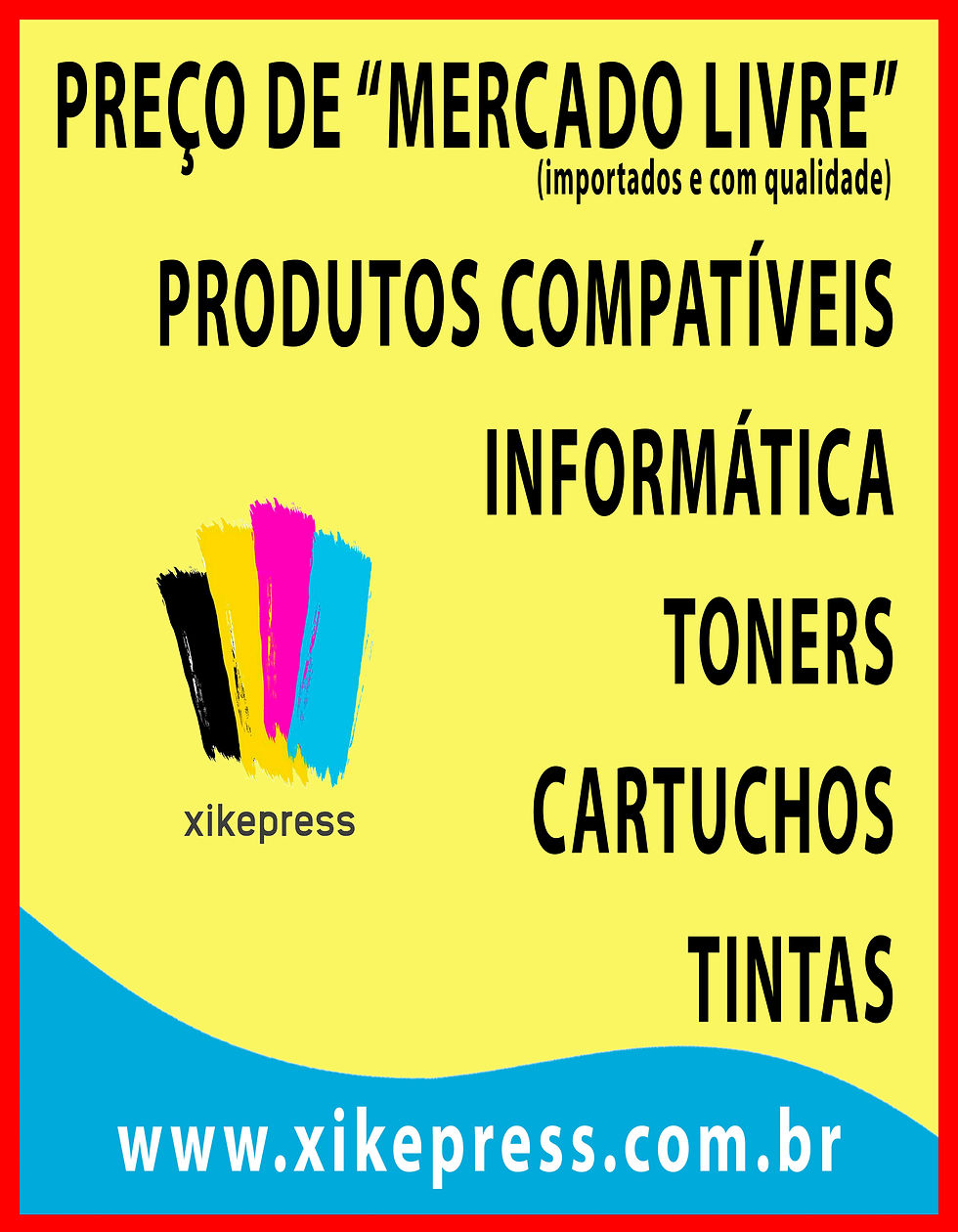 XikePress: Produtos compatíveis, Informática, Toners, Cartuchos e Tintas