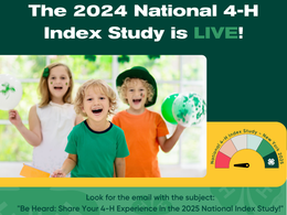 National 4-H Index Study is LIVE!