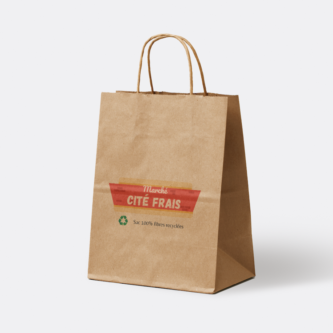 Sac en papier recyclé