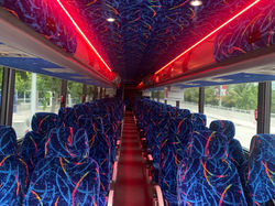 LUX Motor Coach Front to Rear, New Interior