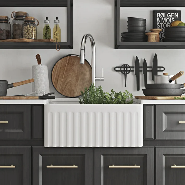 Thumbnail: DV-1K022 (Perch 24"L x 18"W White Farmhouse) 7