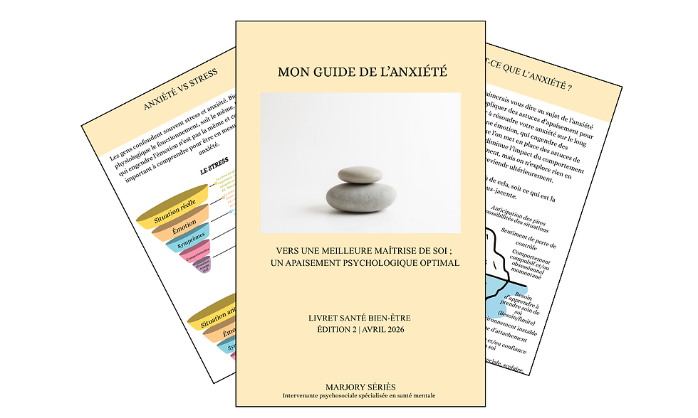 gestion de l’anxiété