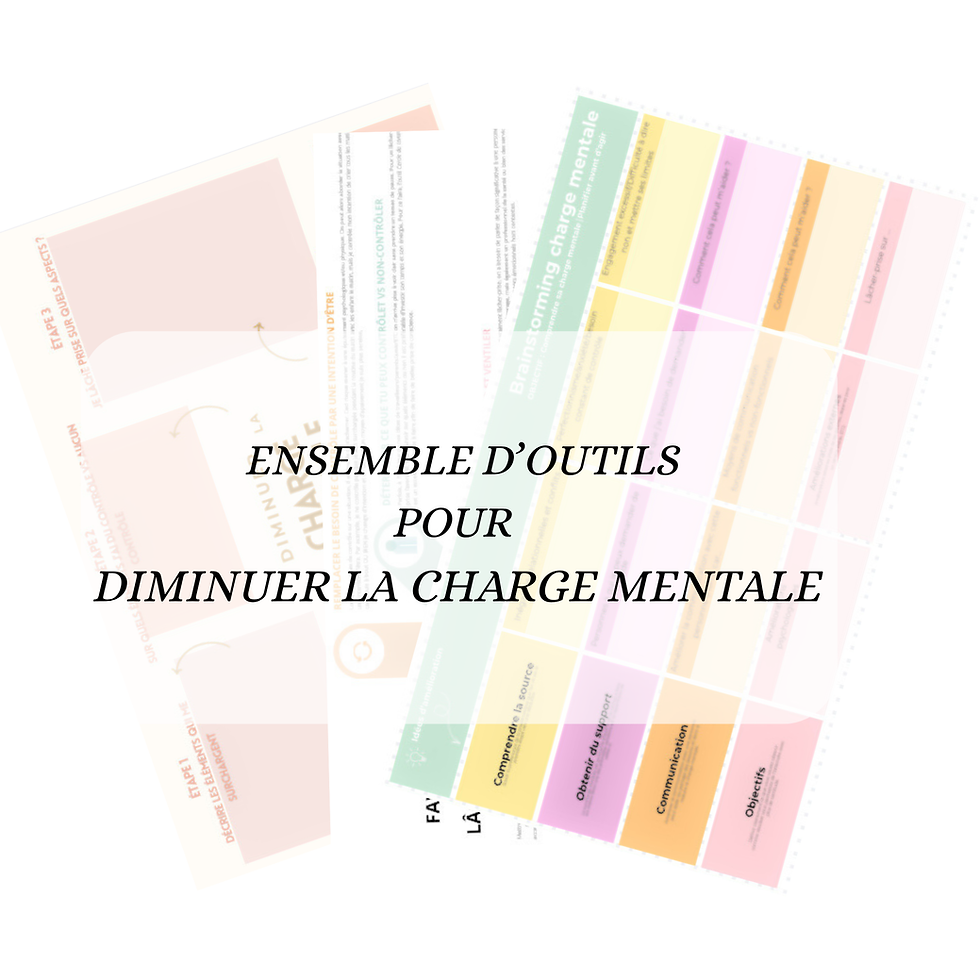 outils pour gérer la charge mentale