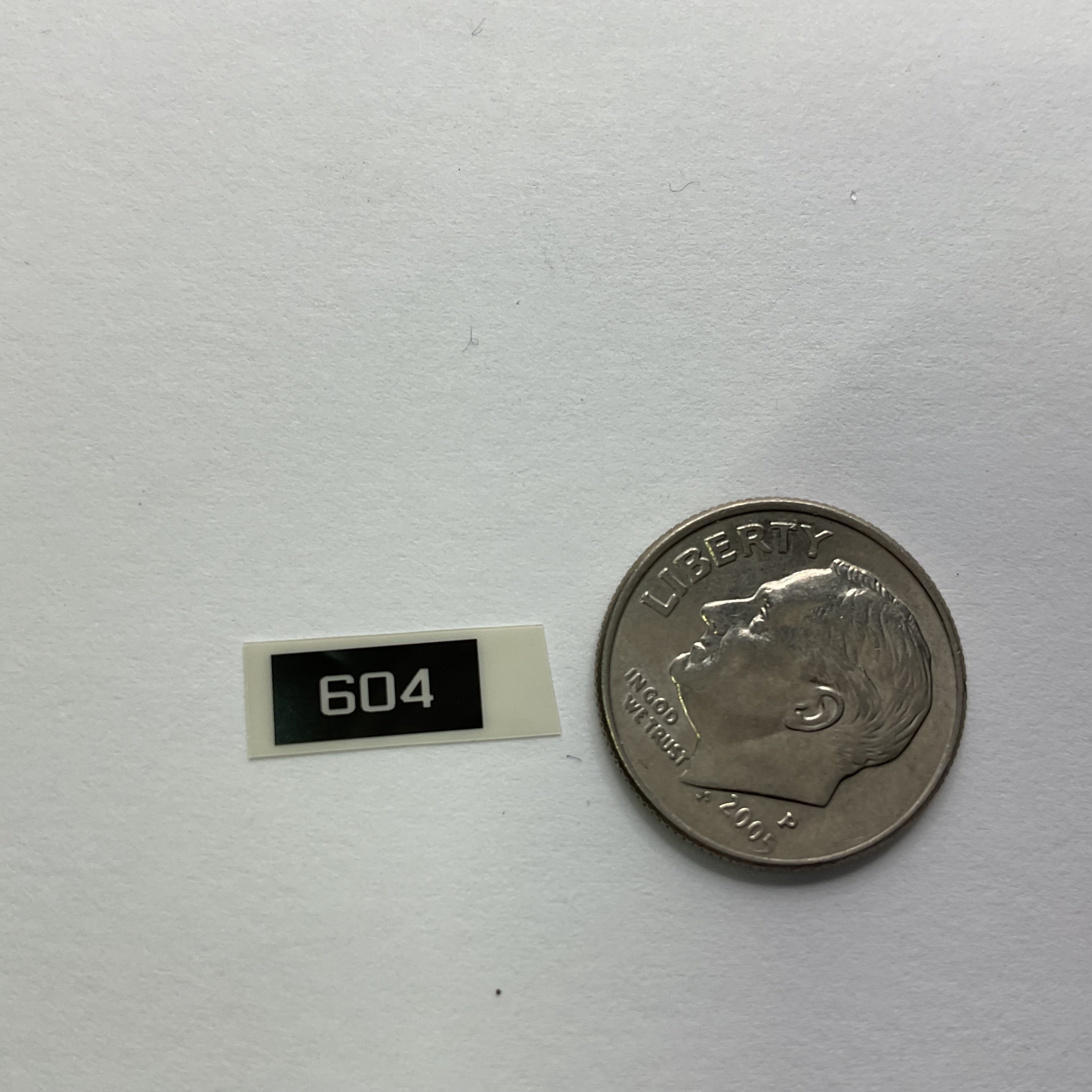 TA Number Board, 604