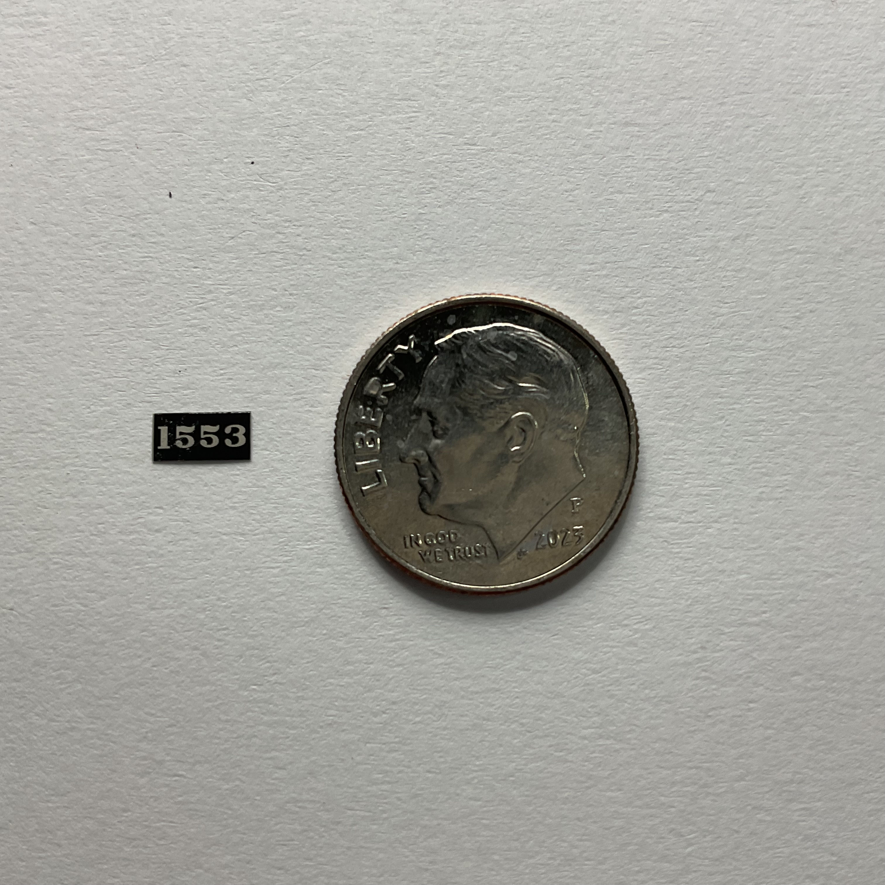 WB Number Board, 1553