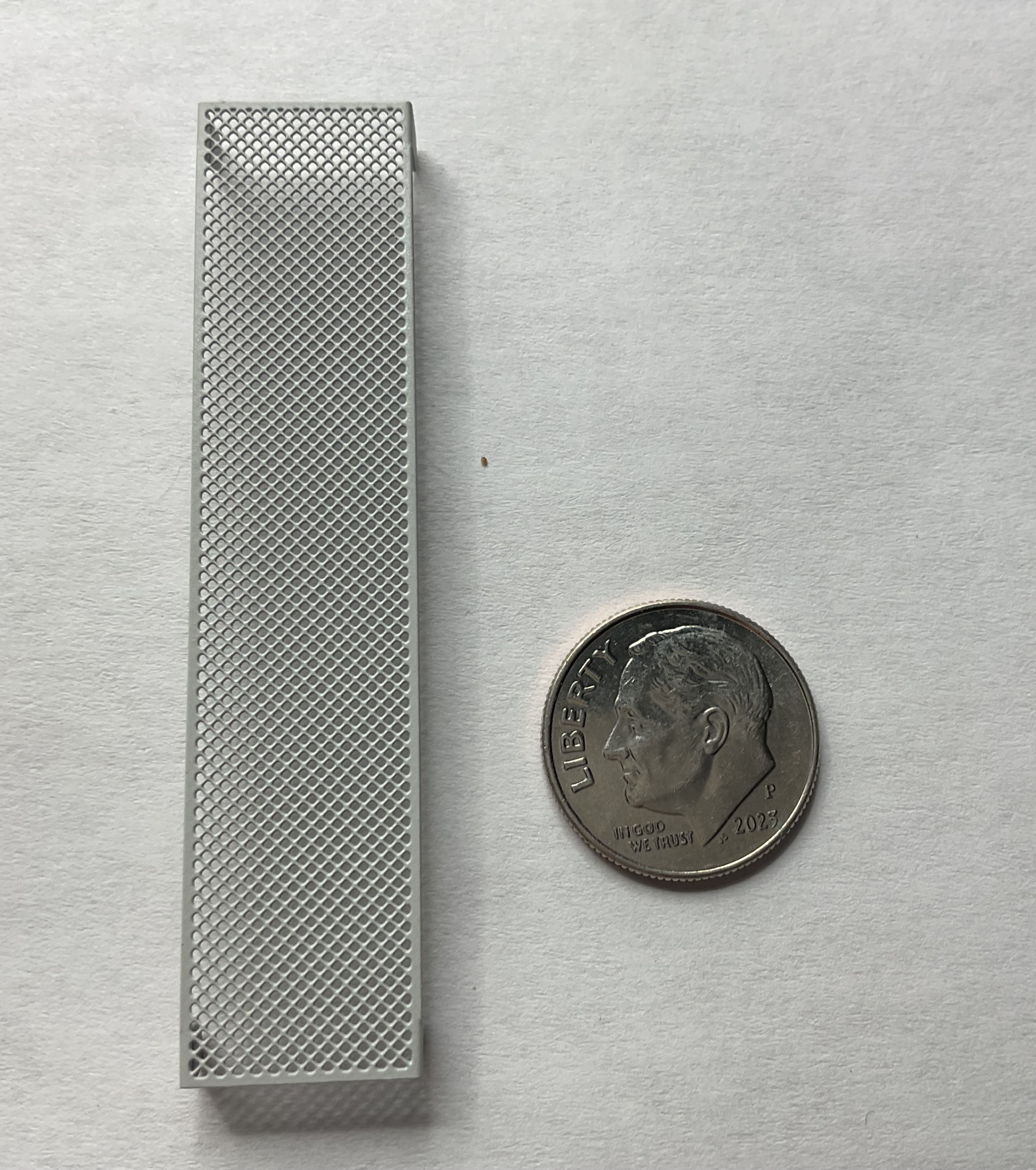 F3 Grate, Style 3, White