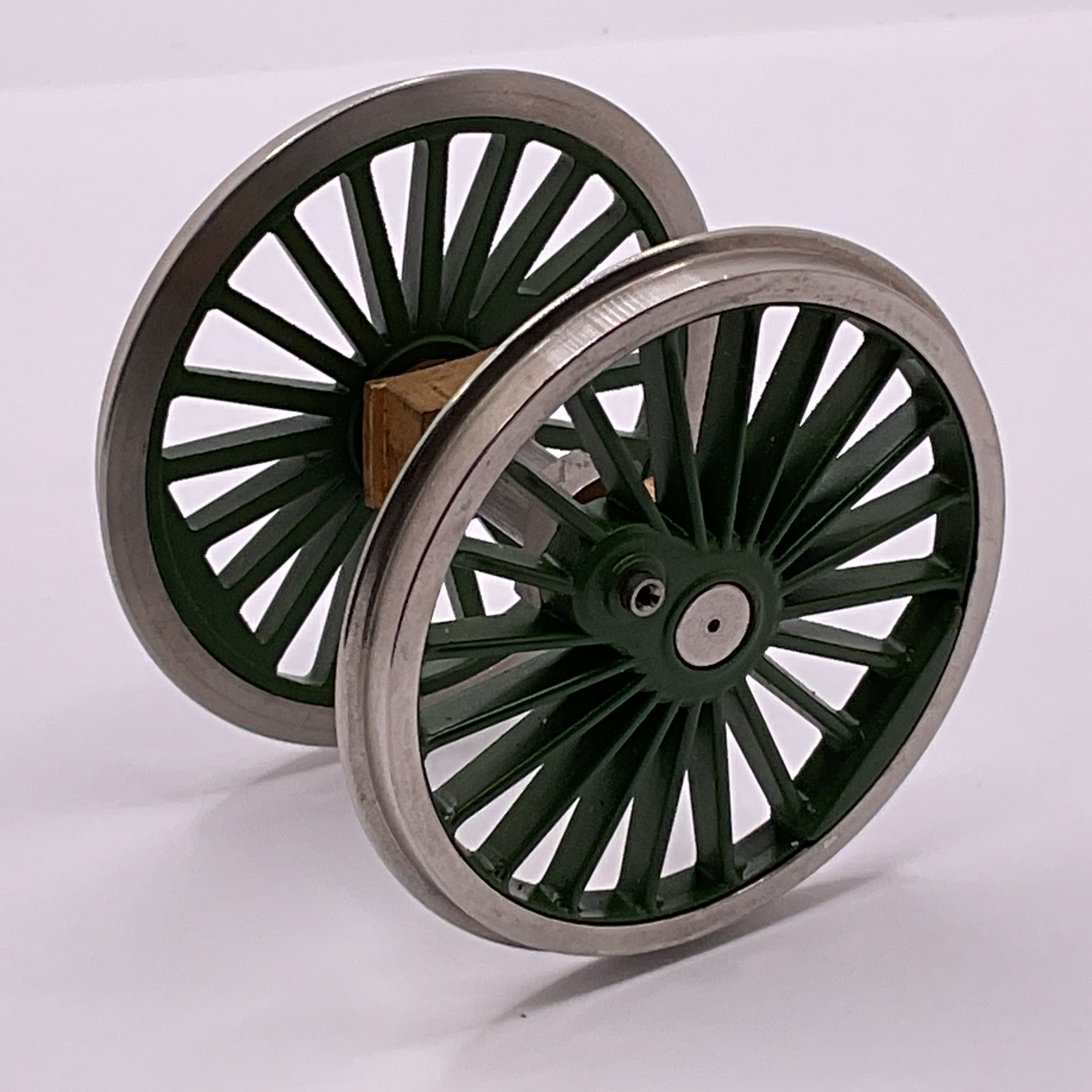 FS Driver, w/ Flange, Short Crank Pin, Green, 2 Rail