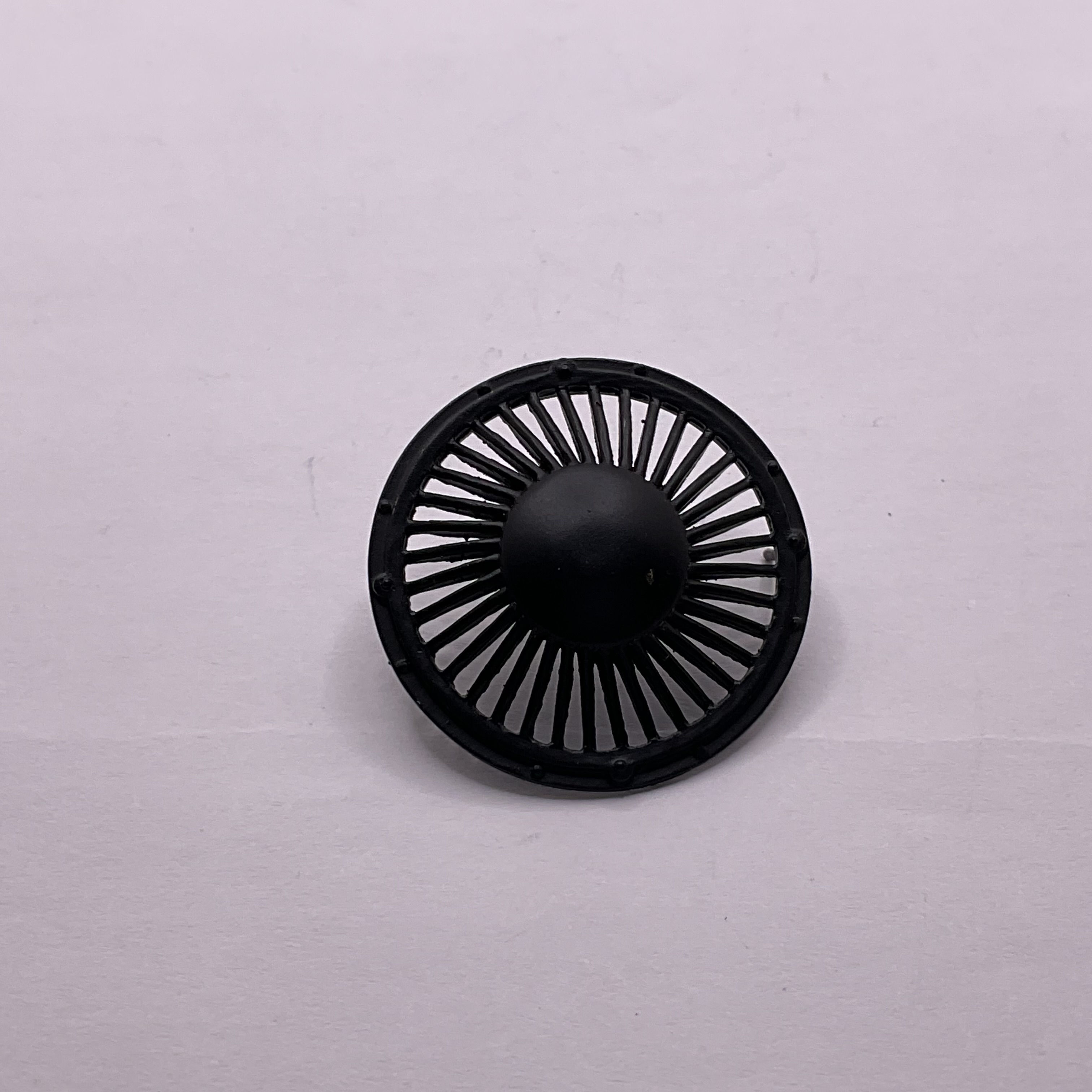 GP 7-9 Fan Grate Cover, Large, Style 1, Black
