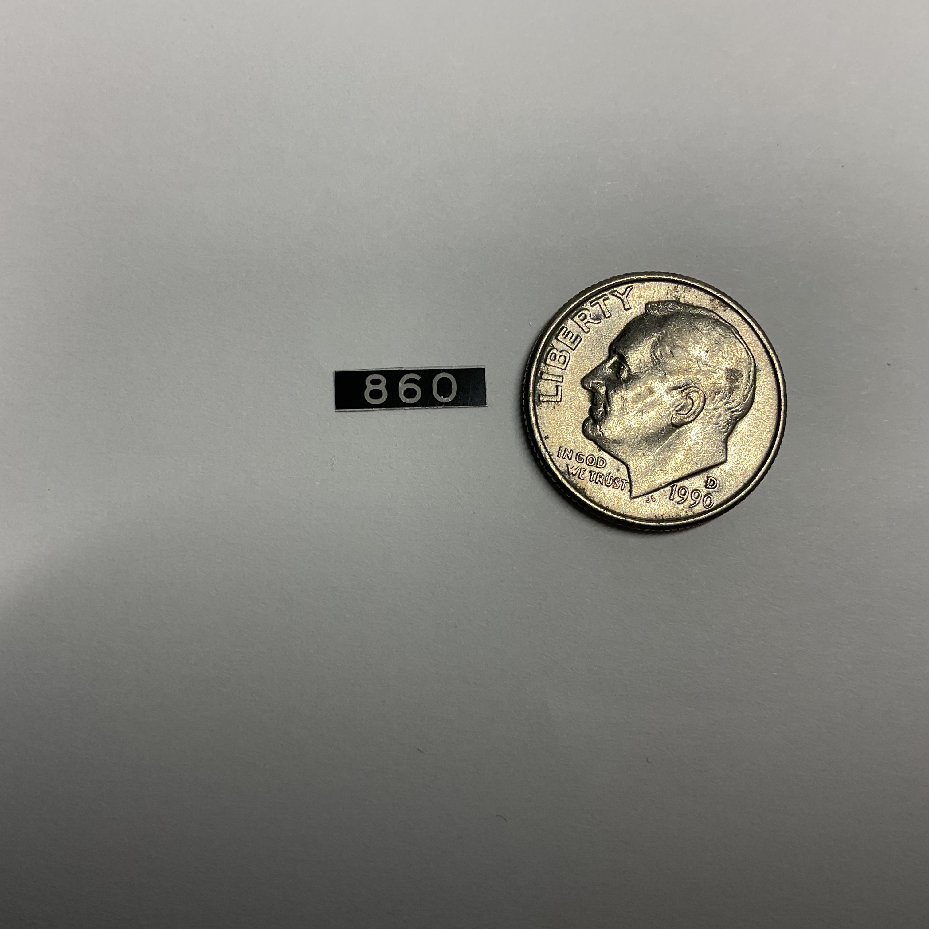 PA/PB Number Board, 860
