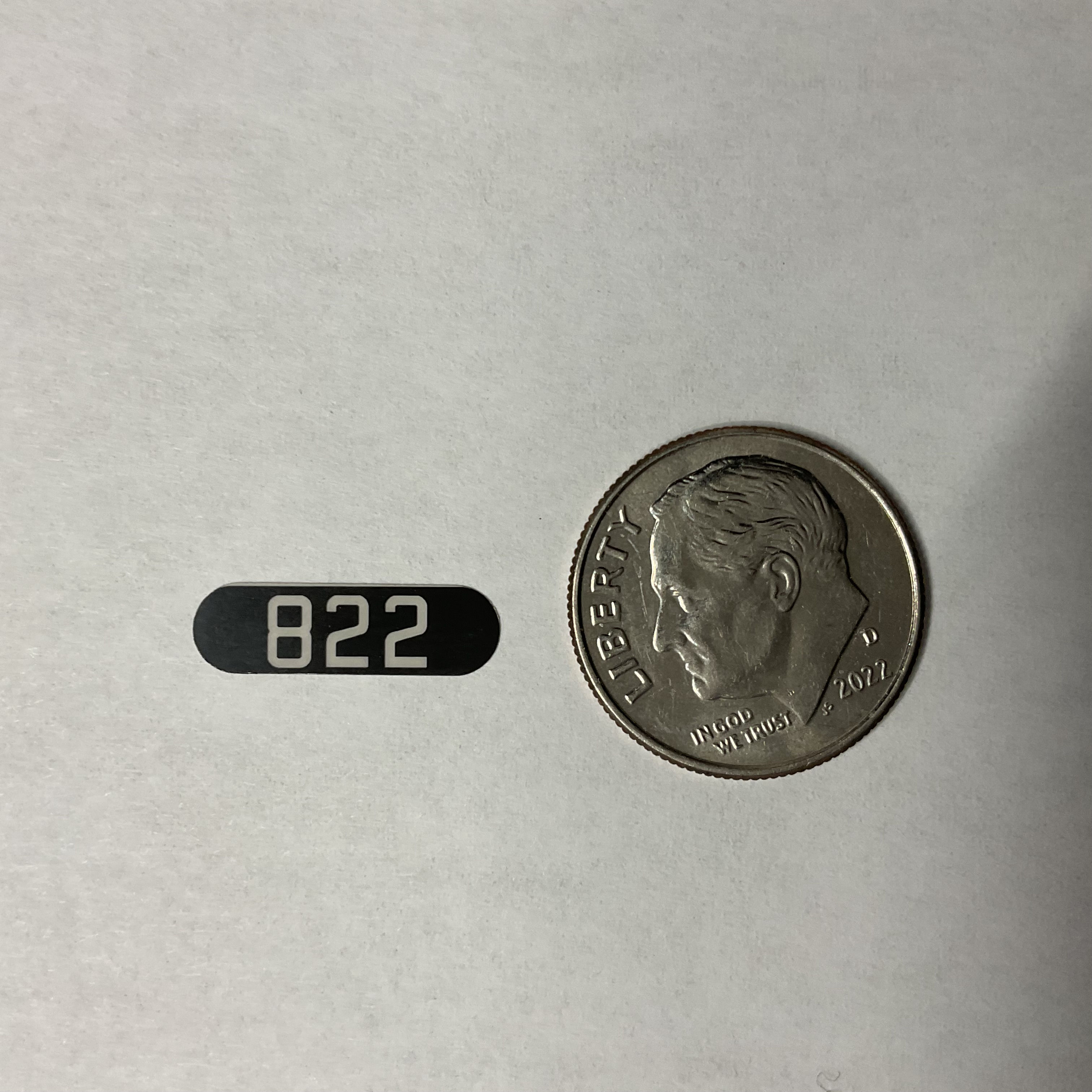 E8-9 Number Board, 822