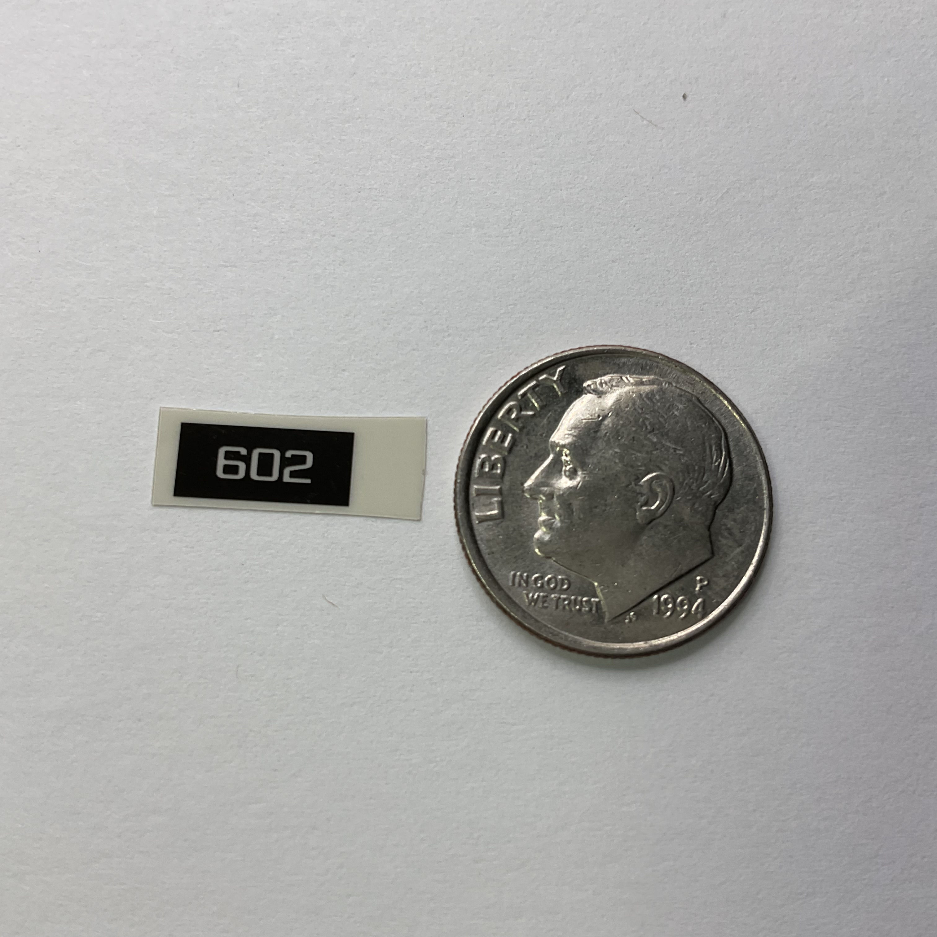 TA Number Board, 602