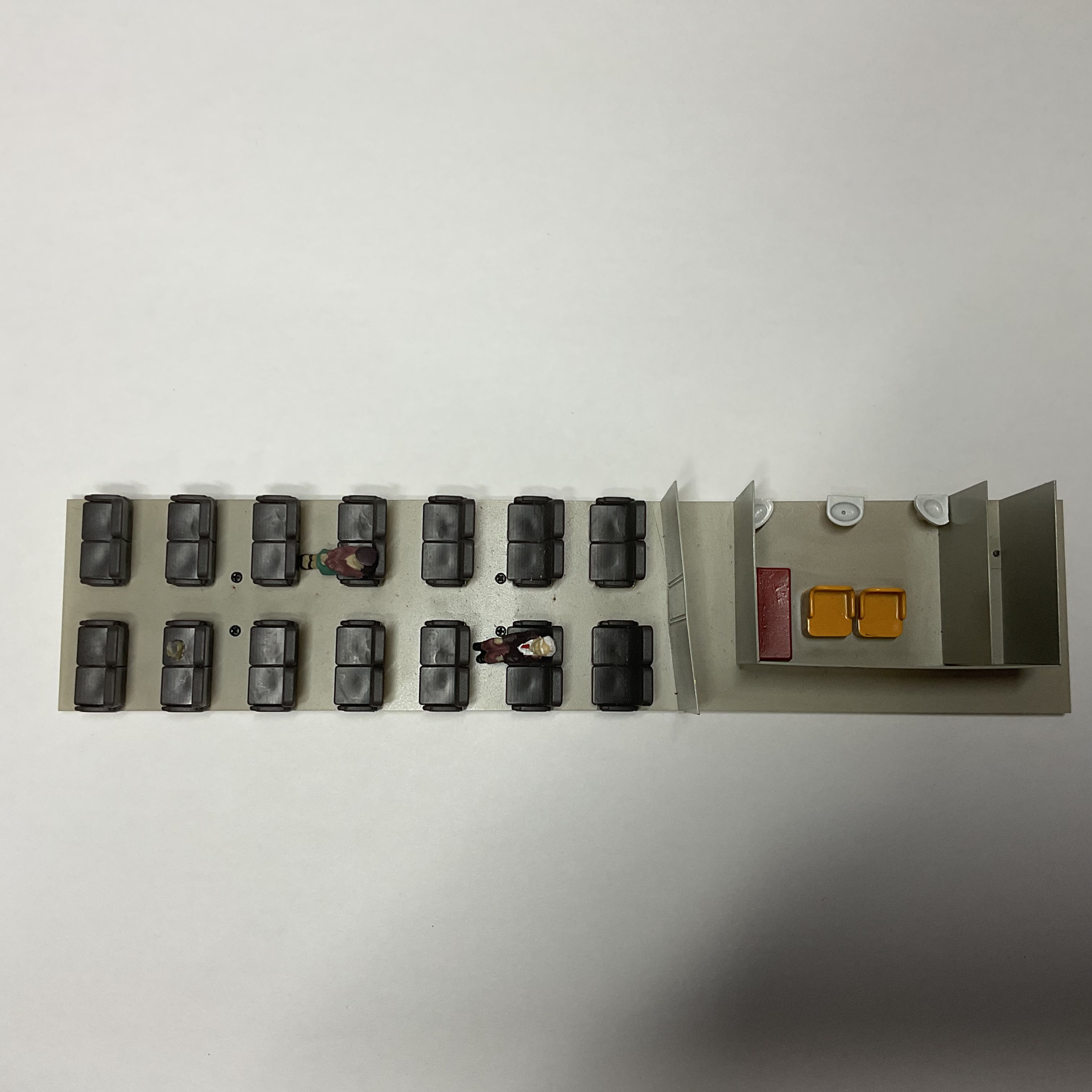 GGD Pass. Car, Interior Floor section, Style 1, 260mm Long