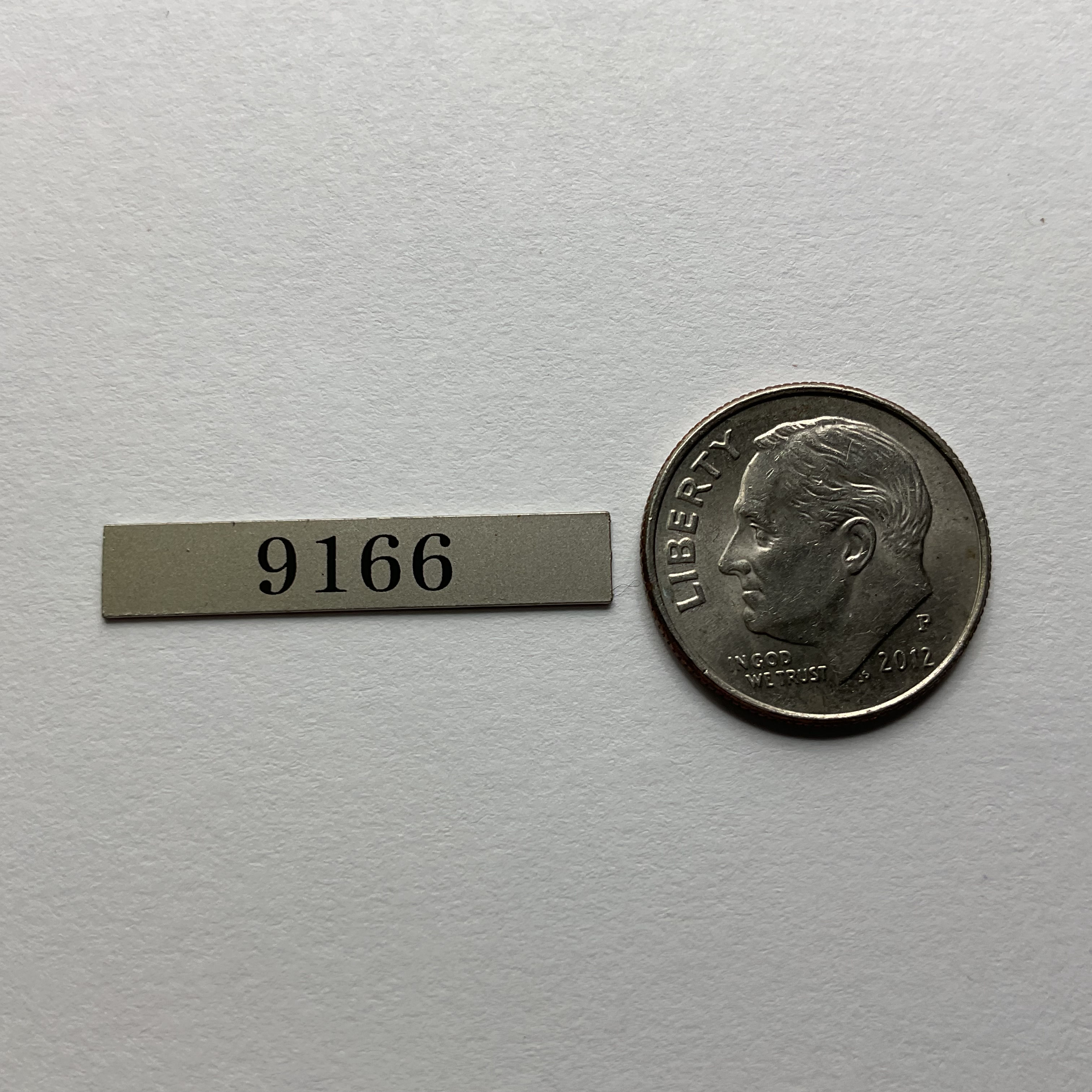 RDC Number Board, Style 3, 9166