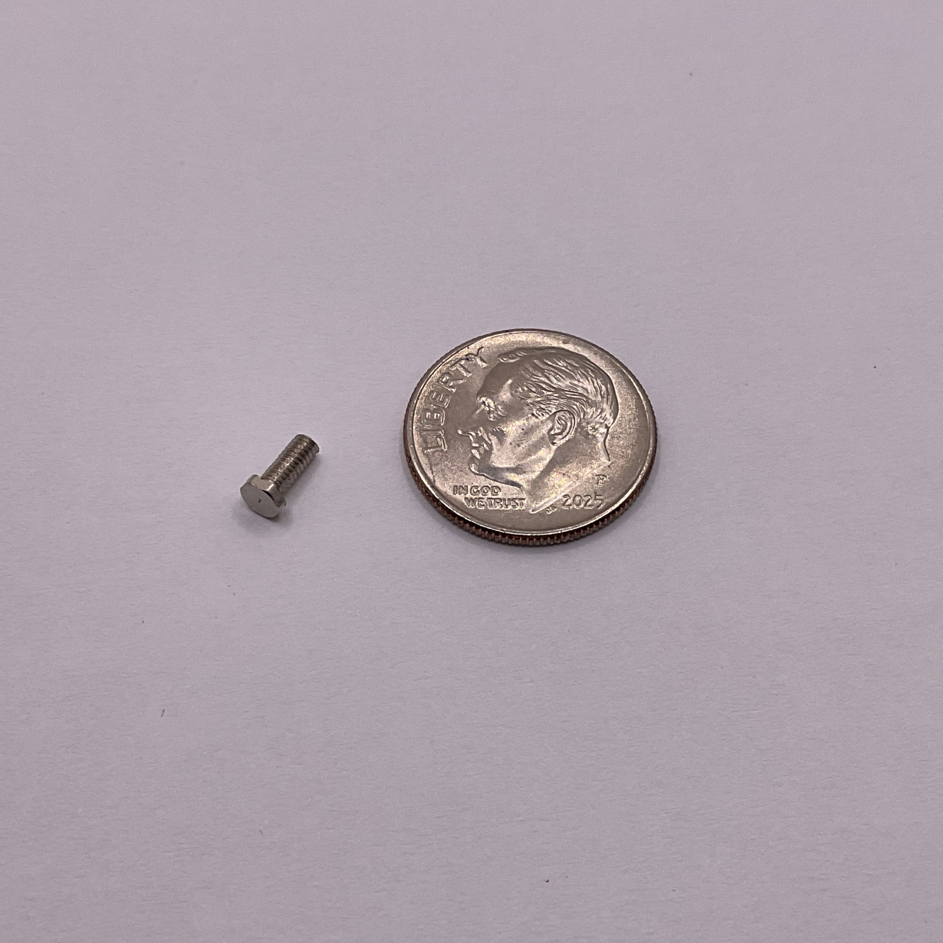 M1 A/B Hex Head Screw- M2.0 x .25 x 5.60mm L