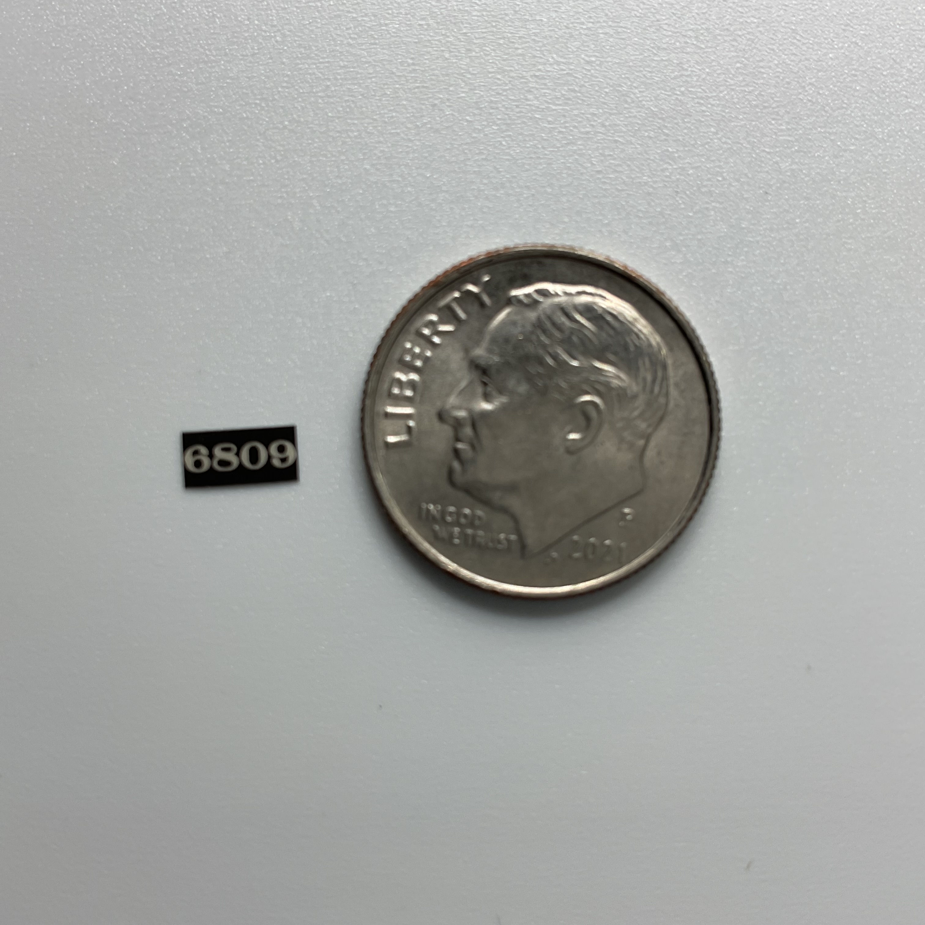 WB Number Board, 6809