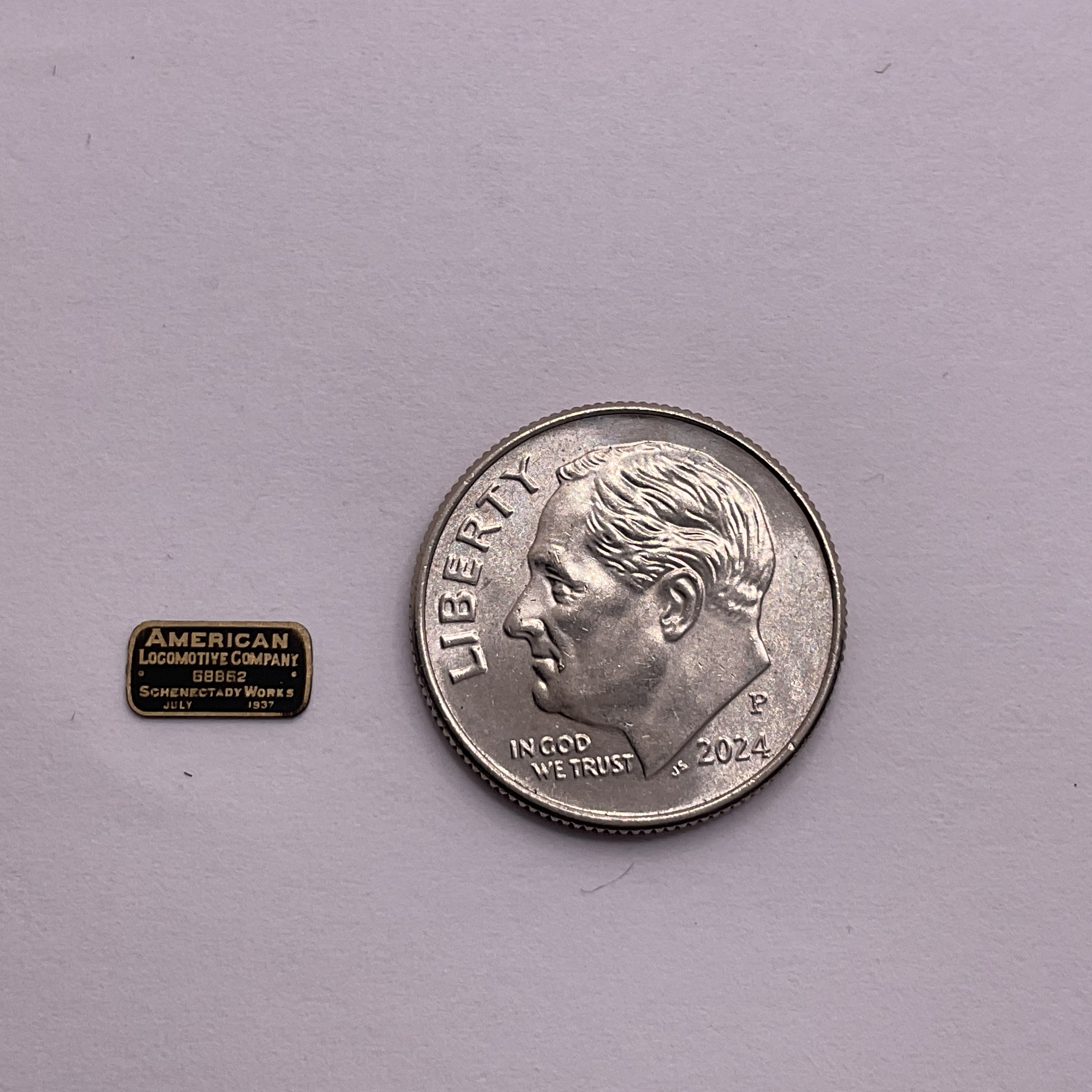 Mohawk Trust Plate, Brass