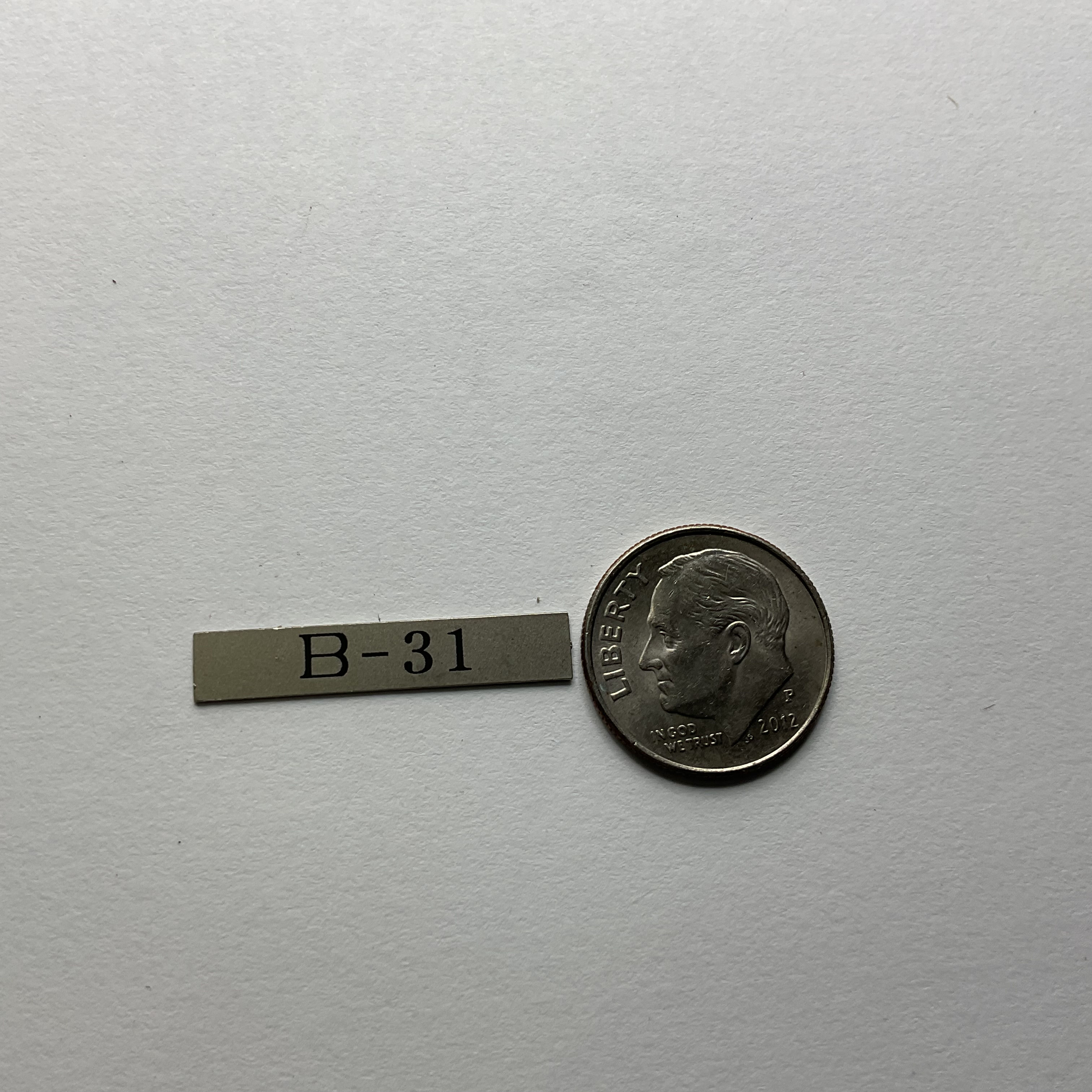 RDC Number Board, Style 3, B-31