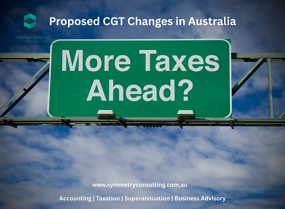 Proposed CGT changes in Australia could reshape investment strategies—what it means for accounting, taxation, SMSF, and business advisory in Perth, WA.