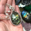 Thumbnail: "Beam of Cosmic Magic" Labradorite & Rainbow Moonstone Necklace