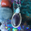 Thumbnail: "Ultra Lightbeam" Amulet - Aquamarine, Rainbow Moonstone, Amethyst, Lepidolite