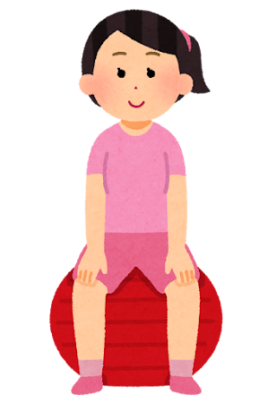 10月10日(金) バランスボールでストレッチ