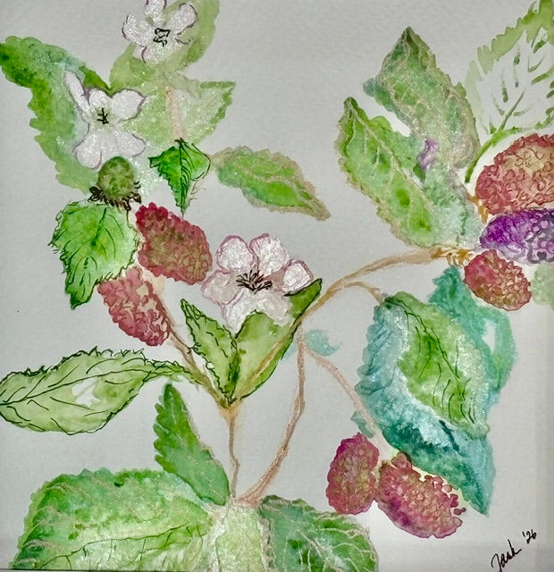 Bramble with Berries by Jennifer Ash