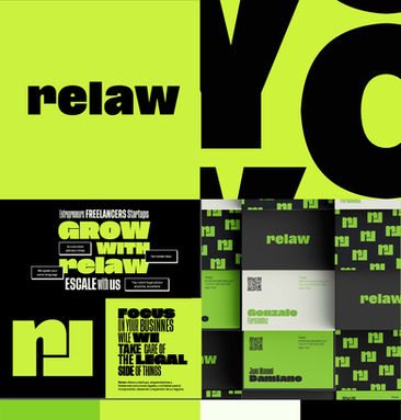 Identidad de Marca para empresa legal tech Relaw