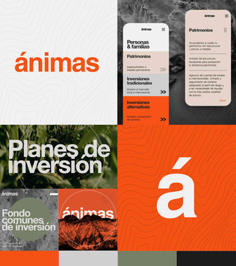 Diseño de identidad demarca para financiera animas