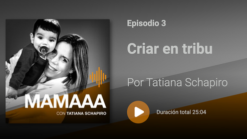 Andrea Szpektor, co-directora de Mamam, en el podcast "Mamaaa"