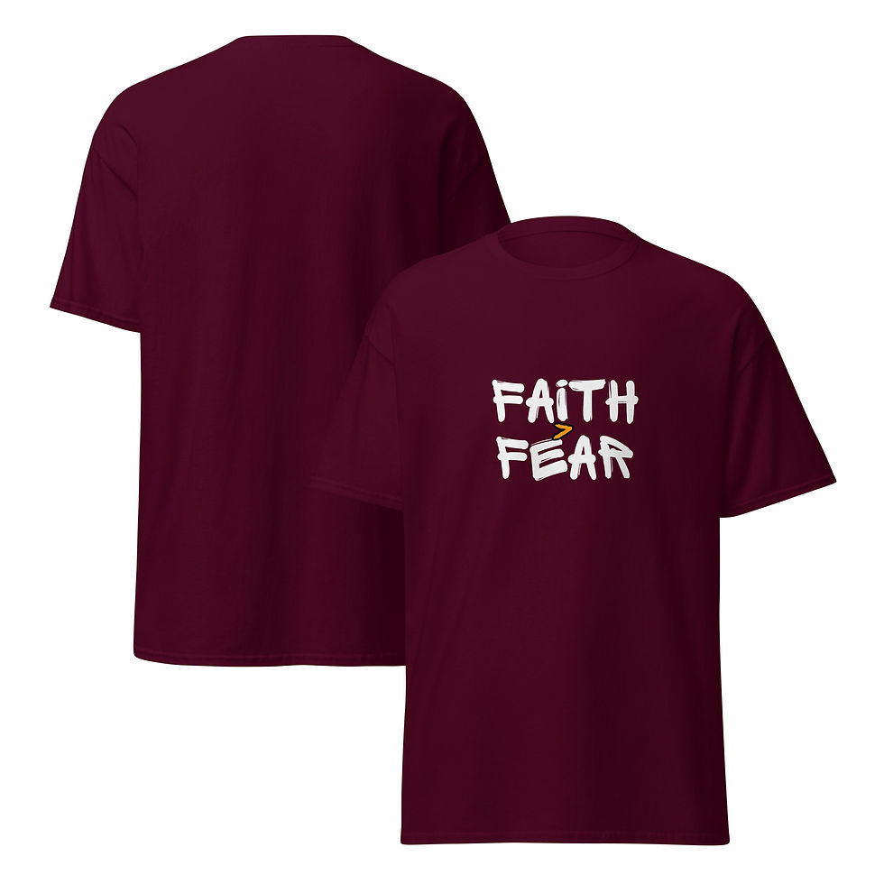Thumbnail: Faith Greater Than Fear T-shirt