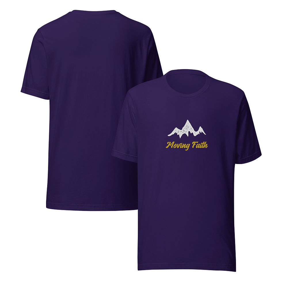 Thumbnail: Mountain Moving Faith Christian T-shirt