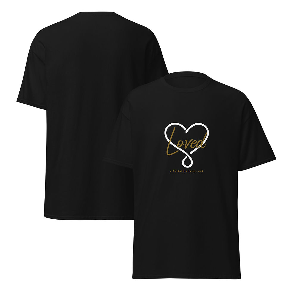 Thumbnail: Loved 1 Corinthians 13:4-8 Tee