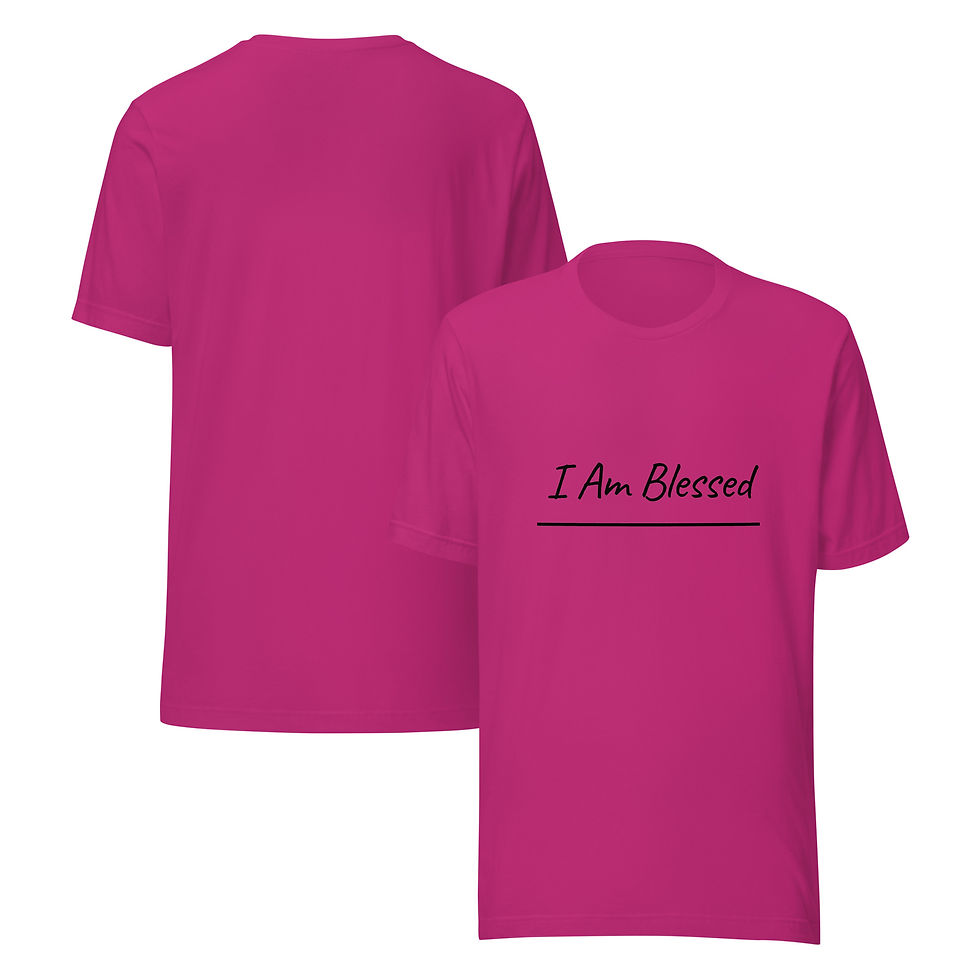 Thumbnail: I Am Blessed Christian T-shirt