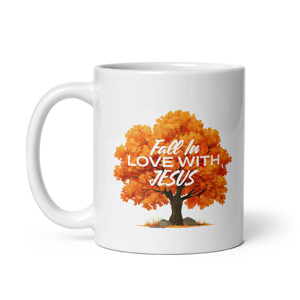 Thumbnail: Fall In Love With Jesus Christian Mug | Faith Apparel