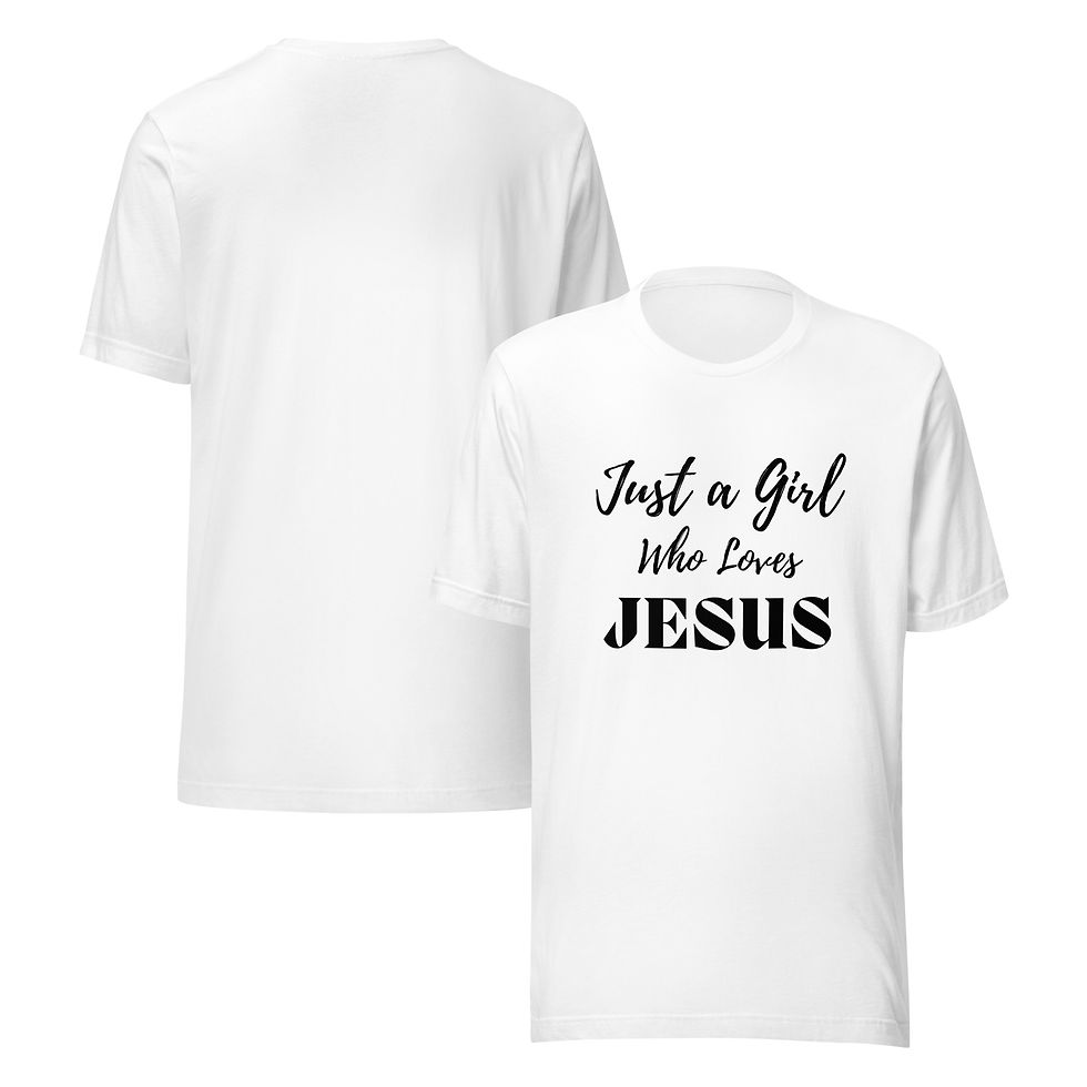 Thumbnail: Just a Girl Who Loves Jesus T-Shirt