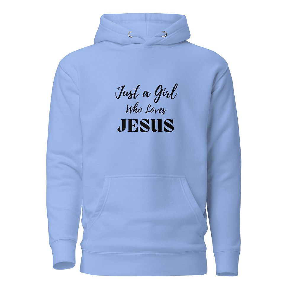 Thumbnail: Just A Girl Who Loves Jesus Hoodie