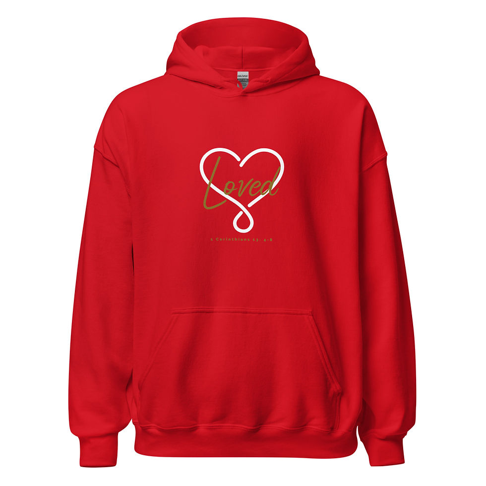 Thumbnail: Loved 1 Corinthians 13:4-8 Hoodie